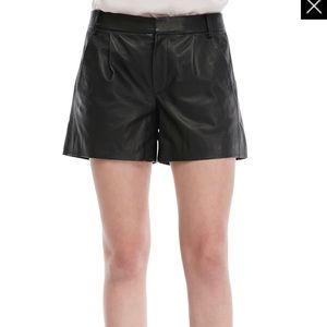 Vince leather shorts